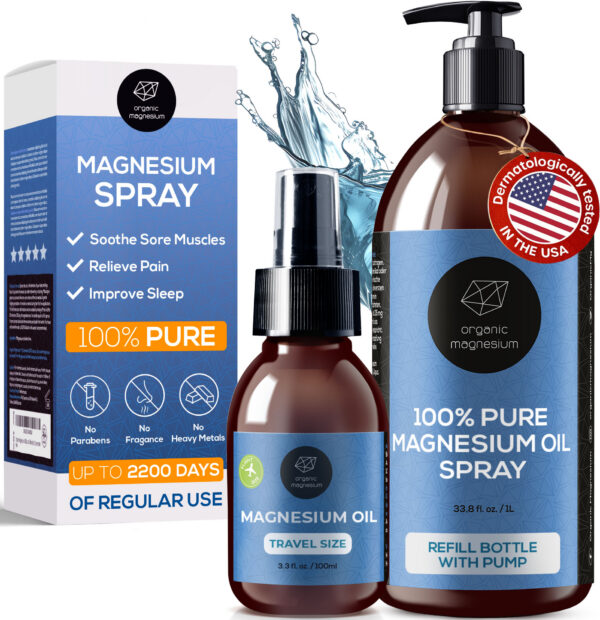 Ultra Pure Magnesium Oil Spray - 1000ml + 100ml